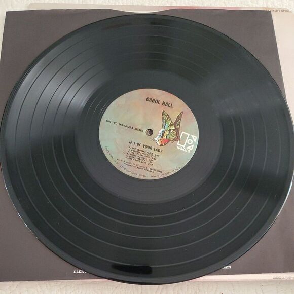 CAROL HALL: if i be your lady ELEKTRA 12"‎ LP 33 RPM - Picture 10 of 11